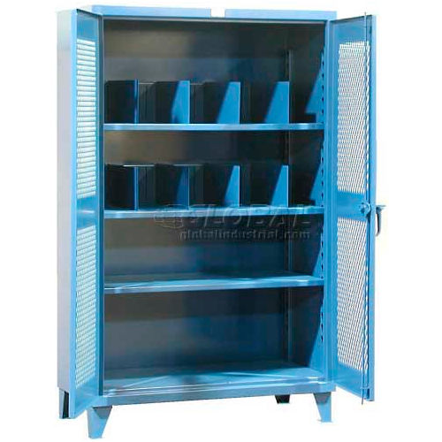 Strong Hold® Heavy Duty Ventilated Divider Cabinet 46-V-241-2APH-8VD - 48 x 24 x 78
