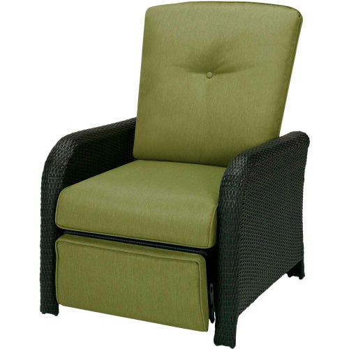 Strathmere Outdoor Reclining Lounge Chair, Cilantro Green