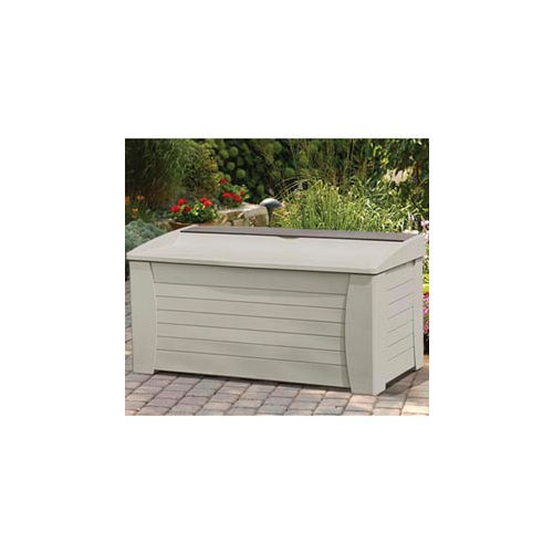 Suncast DB12000 Premium Deck Box with Seat 127 Gallon
