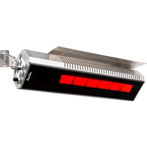 SunStar® Glass™ Infrared Patio Heater, Marine Grade, Natural, Wall