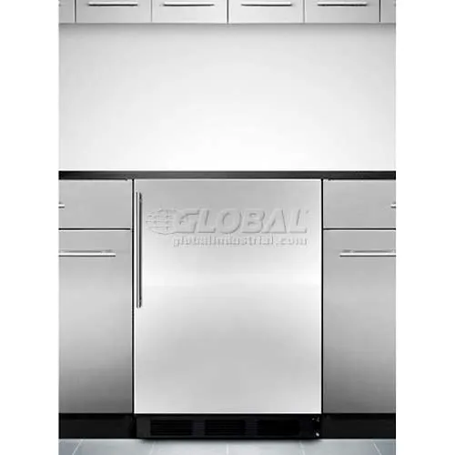 SummitBuiltIn Undercounter AllRefrigerator, Black, 32"H For ADA Counters