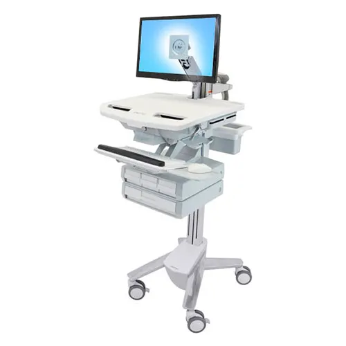 Ergotron® SV41-6300-0 StyleView® Medical Cart with LCD Pivot