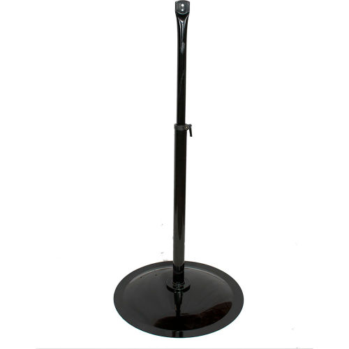 Schaefer Round Economy Pedestal PED30R-B, Black