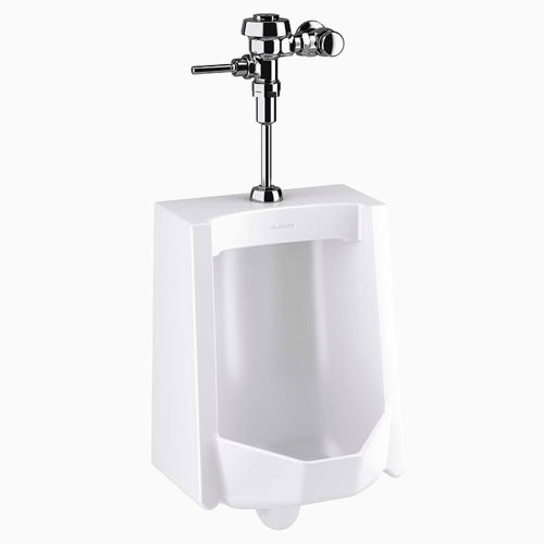 Sloan SU1009 Standard Urinal And ROYAL 186 Flushometer, .125 GPF