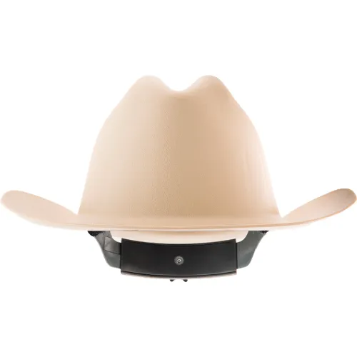 Jackson Safety Western Outlaw Hard Hat, 4 Point Ratchet Tan