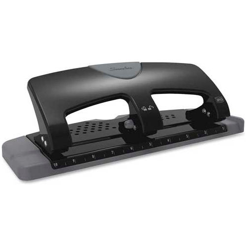 Swingline&#174; 3-Hole Punch 9/32" Punch Size with 20 Sheet Capacity