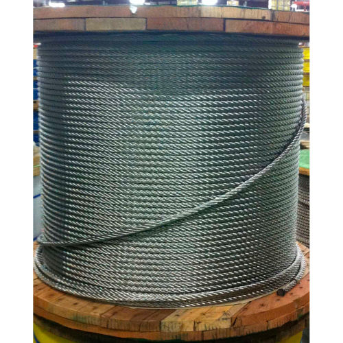 Southern Wire® 2500' 3/16" Diameter 7x19 Type 304 Stainless Steel Cable
