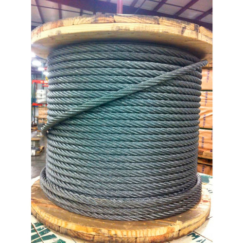 Southern Wire® 250' 3/4" Dia. 6x19 Improved Plow Stee Galvanized Wire Rope