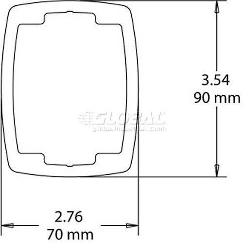 Hoffman A90P24F2G, Panel, Half 39.88X20.00, Fits 90.06X24.06, Galvanized