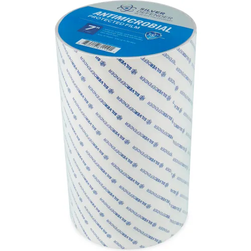 Silver Defender Antimicrobial Film Tape For Multiple Uses, 60'H x 7W Clear