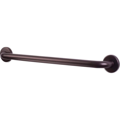CSI Bathware 42" Straight Grab Bar, Stainless Steel - 1-1/4"Dia, Oil Rub Bronze - BAR-SB42-TW-125-OB