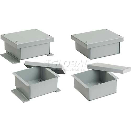 Hoffman A10R108GVNK, Screw Cover, Type 3R, 10.00X10.00X8.00, Galvanized
