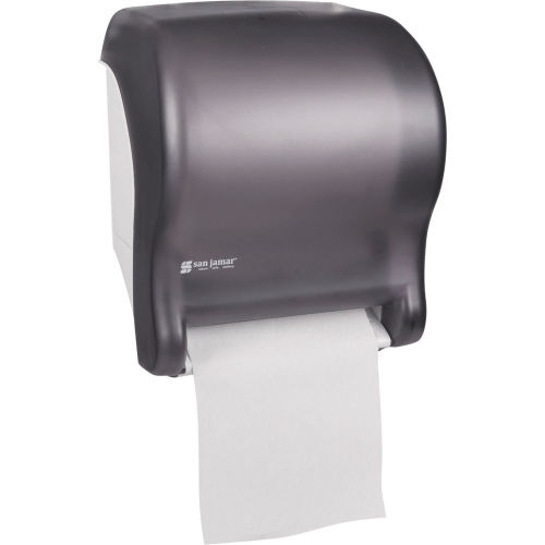 San Jamar Tear-N-Dry Essence™ Automatic Roll Towel Dispenser, Classic Black Pearl - T8000TBK