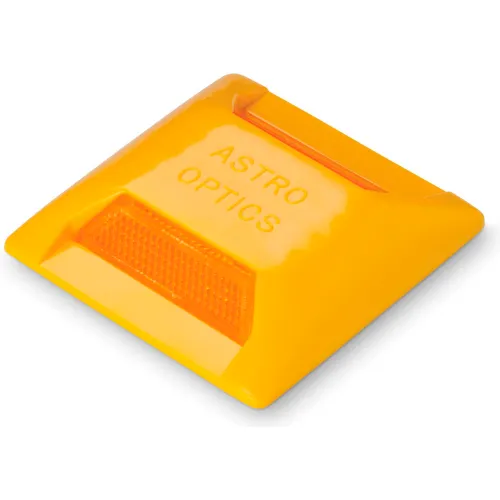 102237 Temporary Pavement Marker, 4" x 4", Amber, 2 Sides