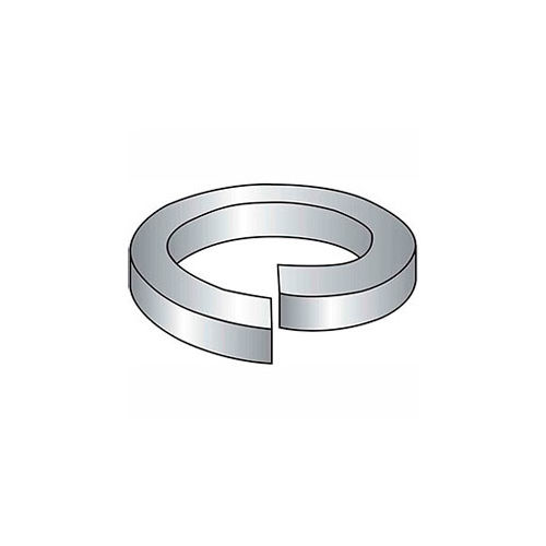 #10 Hi-Collar Split Lock Washer - .2/.193&quot; I.D. - .047&quot; Thick - Steel - Zinc - Grade 2 - Pkg of 100