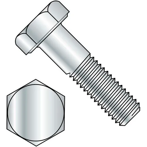Hex Head Cap Screw - M16 x 2.0 x 45mm - Steel - Zinc Clear - Class