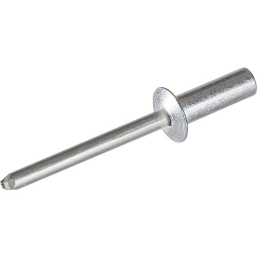 Pop Blind Rivet - 1/8 x 4-4 - Button Head - Up to 1/4" Grip - Aluminum/Aluminum - USA - Pkg of 500
