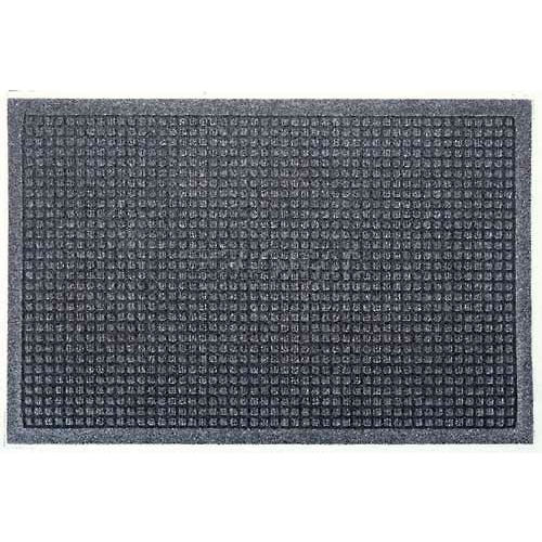 WaterHog® Diamond Mat Fashion Border 3/8" Thick 3' x 12' Blue