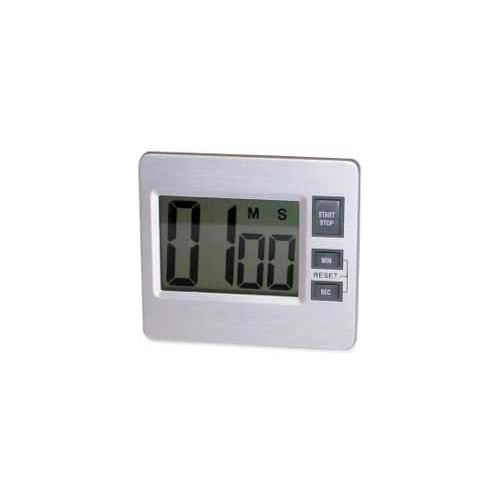 Tatco Desktop Digital Timer, Silver/Black