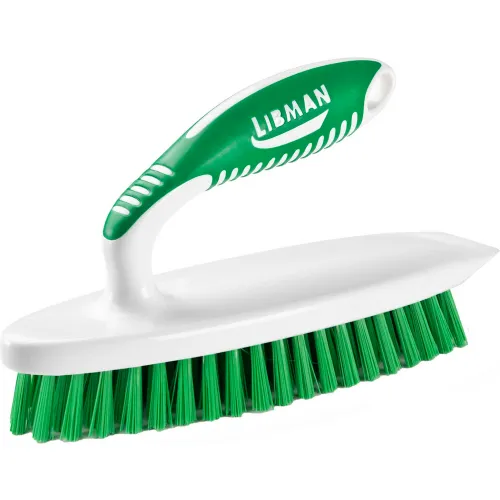 Scrub Brush with Iron Handle