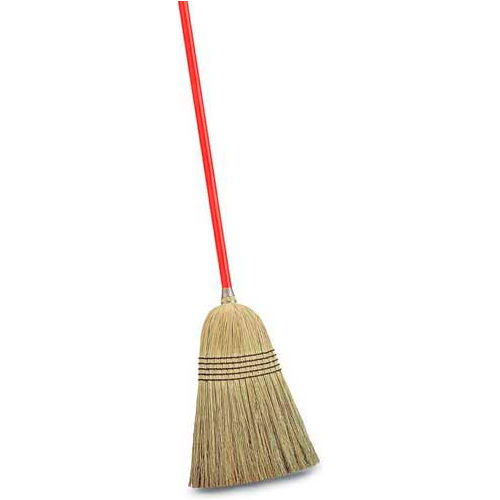 Libman Commercial Janitor Corn Broom - 502 - Pkg Qty 6