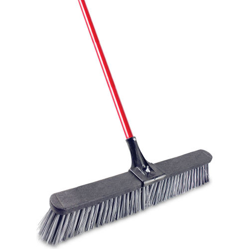 Libman Commercial 24" Rough (Polypropylene) Sweep - Complete Set - 879 - Pkg Qty 4