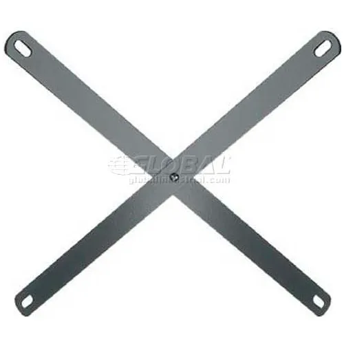 TriBoro Sway Braces for 1218" Shelf, 22"Long , Dark Gray