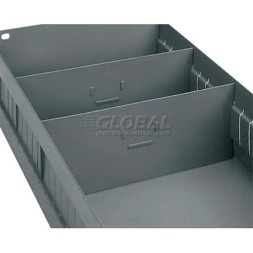Tri-Boro Shelf Box Dividers 5, Dark Gray