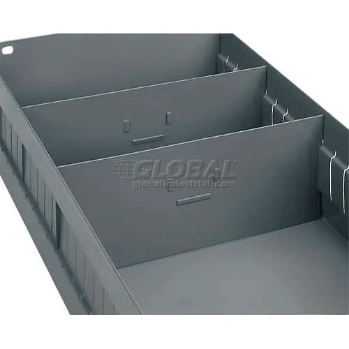 TriBoro Shelf Box Dividers 5", Dark Gray