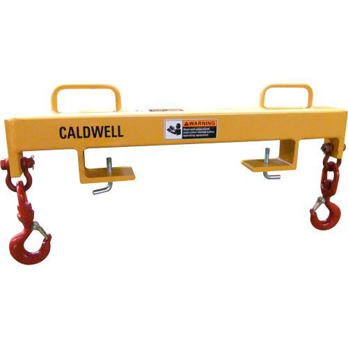 Lif-Truc Fork Lift Beam, Double Fork, Double Swivel Hook, 4, 000lb.