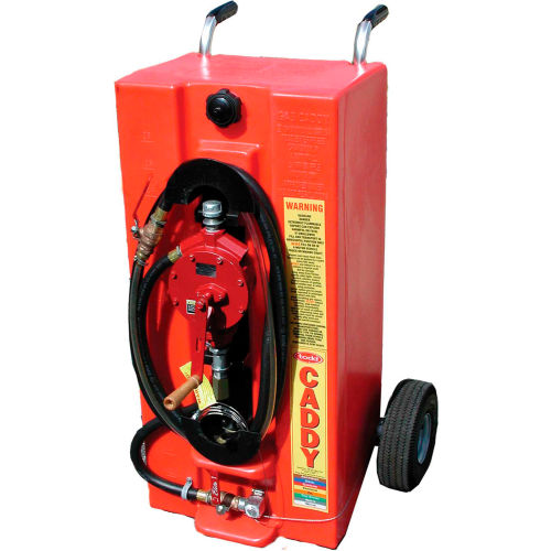 Todd Poly Evacuation 28-Gallon Gas Caddy, Ind. Pump, UN/DOT Apprvd, 2403IPQD