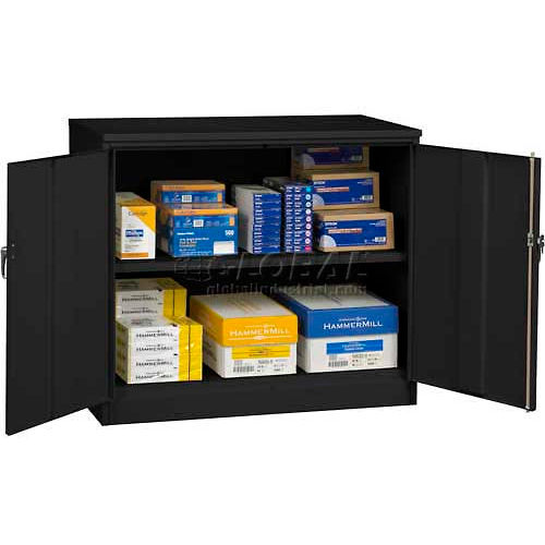 Tennsco Jumbo Storage Cabinet J2442SU-MGY - Welded 48&quot;W X 24&quot;D X 42&quot;H, Medium Grey