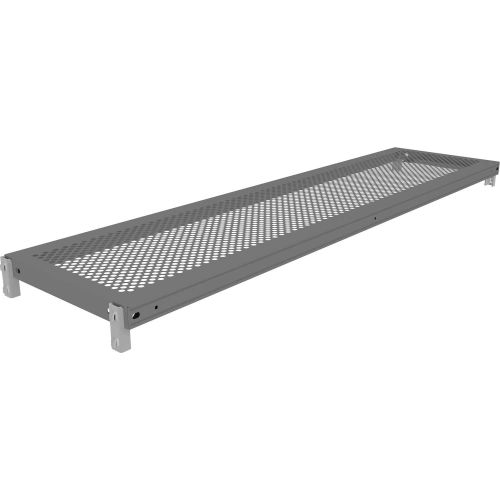 Tennsco Z-Line Additional Perforated Steel Shelf Level with Clips - 48&quot;W x 12&quot;D x 1-5/16&quot;H