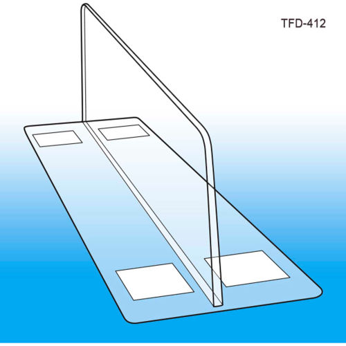 Thermo-Formed Shelf Dividers, 3"H, 12" Depth