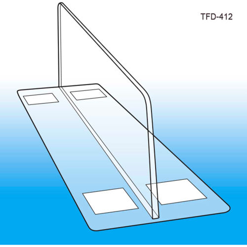 Thermo-Formed Shelf Dividers, 3"H, 12" Depth