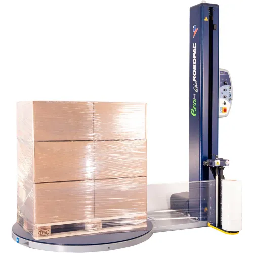 Robopac Ecoplat Semi-Automatic Stretch Wrapper-86