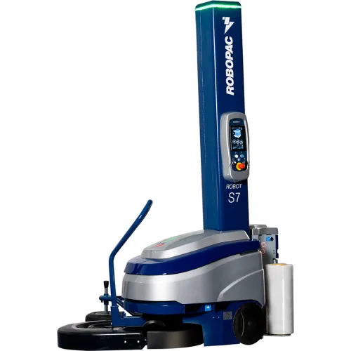 Robopac® Robot S7 Semi-Automatic Portable Stretch Wrapper, 86"H