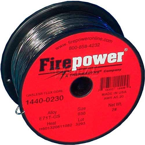 Firepower&#174; E71T-GS Fluxed Cored Welding Wire - .030&quot; - 2 Lb. Spool