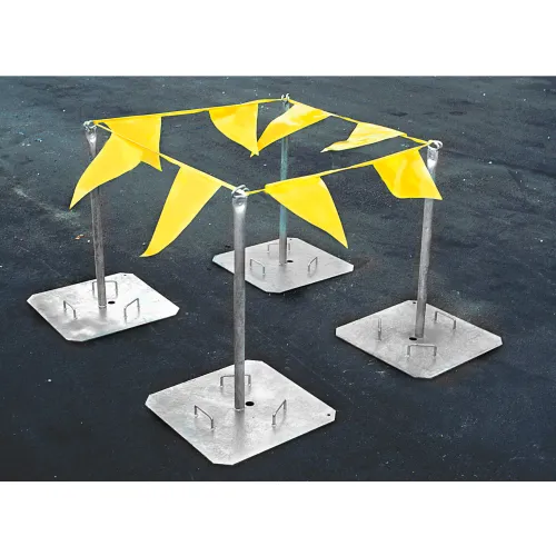 Tie Down Engineering Warning Line System, Galvanized Steel, 4