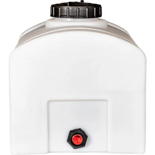 RomoTech 16 Gallon Plastic Storage Tank 82123889 - Domed with Flat Bottom