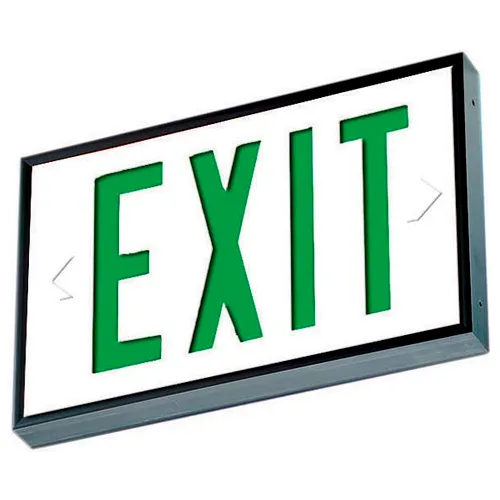 Emergi-Lite WSLX-1061G-N Everlite Tritium Exit Sign - 10 Year Single ...