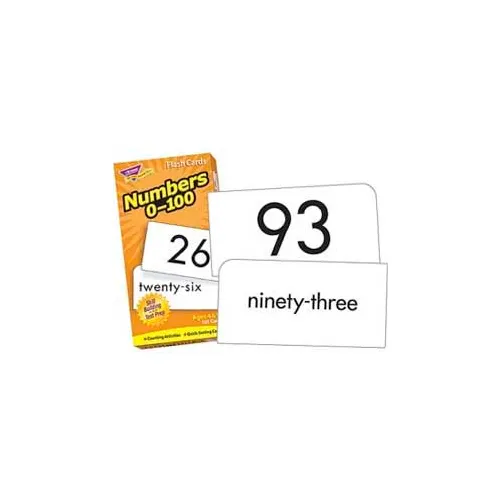 8 Pack TREND ENTERPRISES INC. FLASH CARDS NUMBERS 0-100 101/BOX