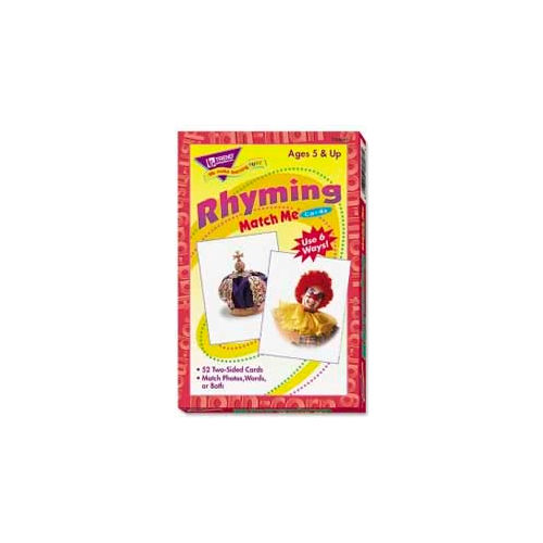 Trend&#174; Rhyming Match Me&#174; Cards, 3&quot; x 4&quot;, 52 Cards/Box