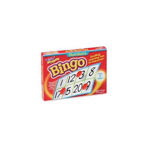 Trend&#174; Numbers Bingo Game, Age 4 & Up, 3 to 36 Players, 1 Box