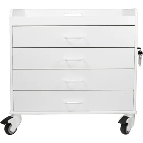 TrippNT X-Wide Compact Cart w/ Gray Drawers, 27-5/8