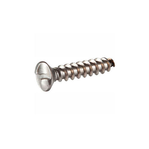 #10 x 1&quot; Security Sheet Metal Screw - Oval One-Way Head - 18-8 Stainless Steel - FT - USA - 100 Pk