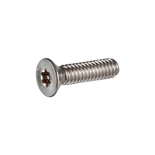 #6 x 1/2" Security Machine Screw - Flat Torx Plus Head - 18-8 Stainless Steel - FT - USA - 100 Pk