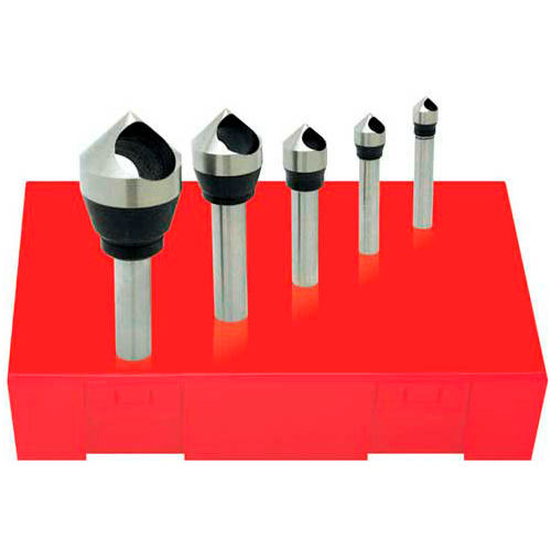 Made in USA HSS Zero Flute Countersink & Deburring Tool Set 60° 0 4