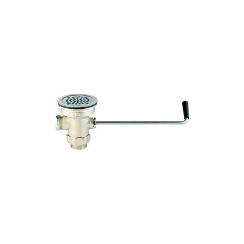 T&S Brass B-3952 Waste Valve W/ Twist Handle-Fem.