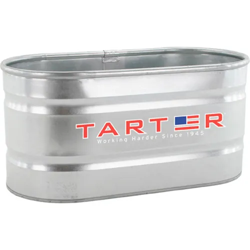 Tarter Galvanized Stock Tank 100 Gallon, 46-1/2 to 49-1/2